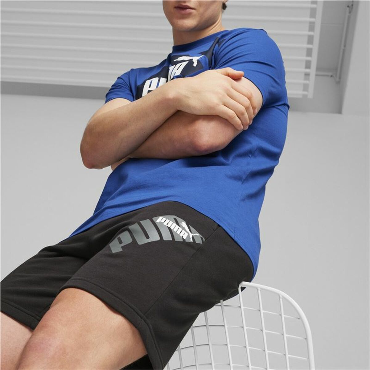 Träningsshorts Puma Power Graphic Svart - 6