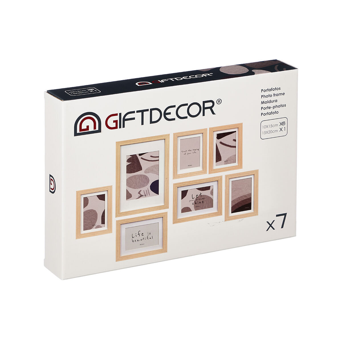 Fotoram SF5014-7 Naturell Trä MDF Eukalyptus trä (6 antal) - 3