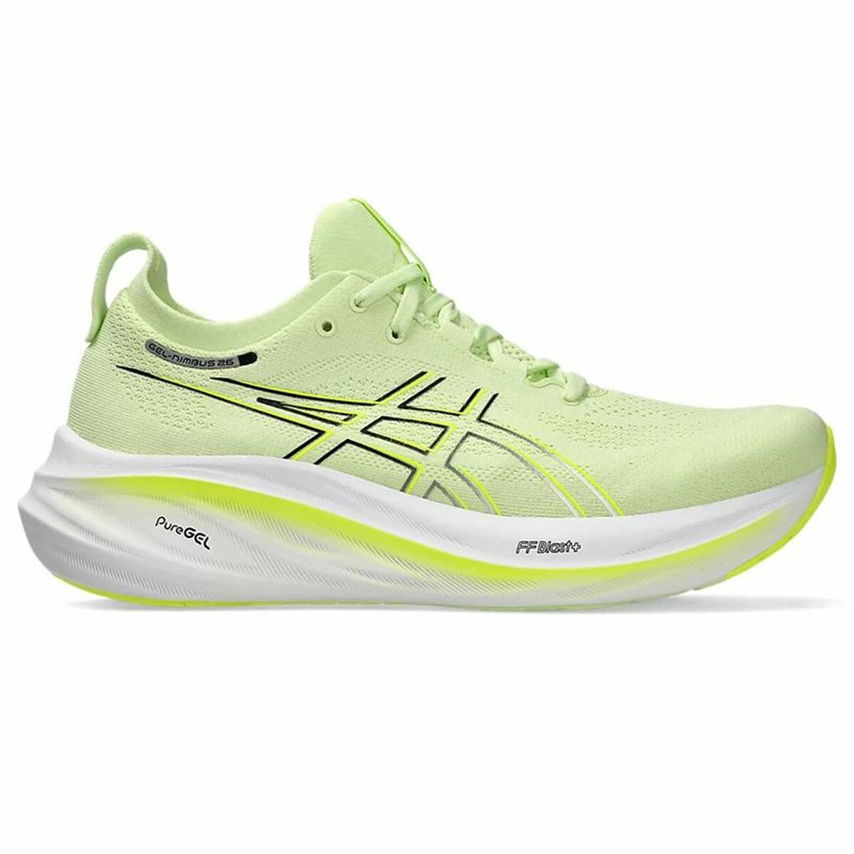 Gymnastikskor, Herr Asics Gel-Nimbus 26 Grön Limegrön