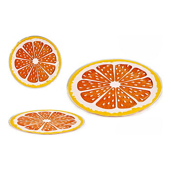 Kylmatta för husdjur Mascow Gul Orange 35 x 1 x 35 cm