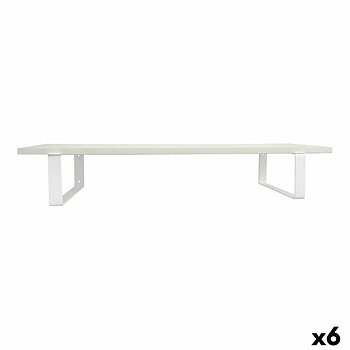 Hyllor Confortime Vit Trä MDF 80 x 23,5 x 1,5 cm (6 antal)