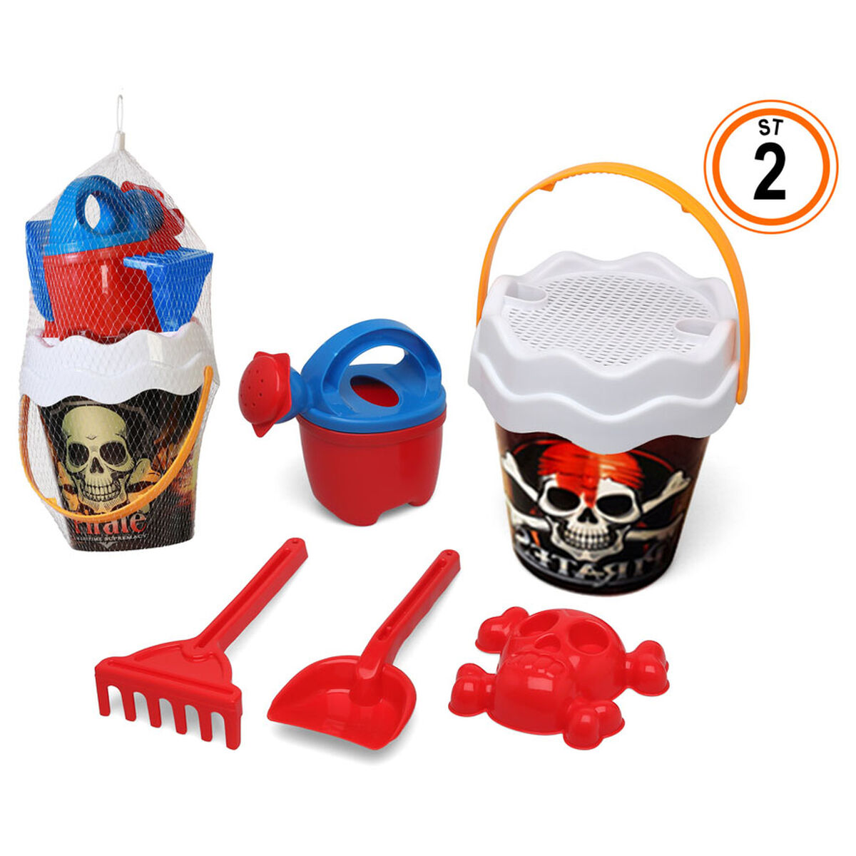 Strandleksaker set 33 x 18 cm Pirat