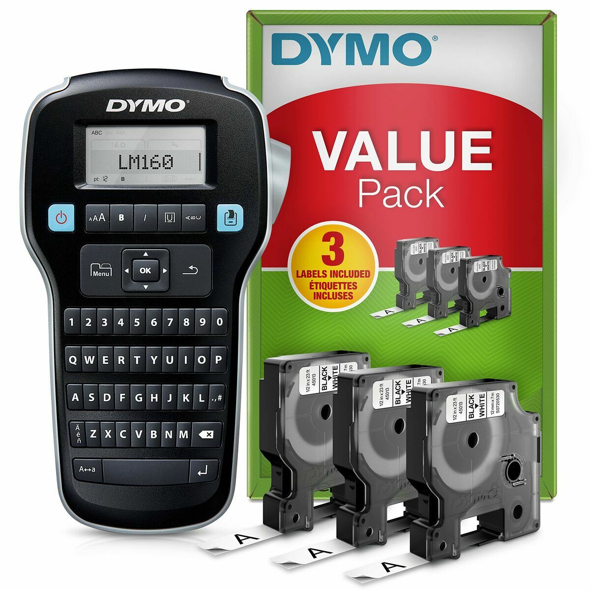 Elektrisk Etikettskrivare Bärbar Dymo LM160 - 2