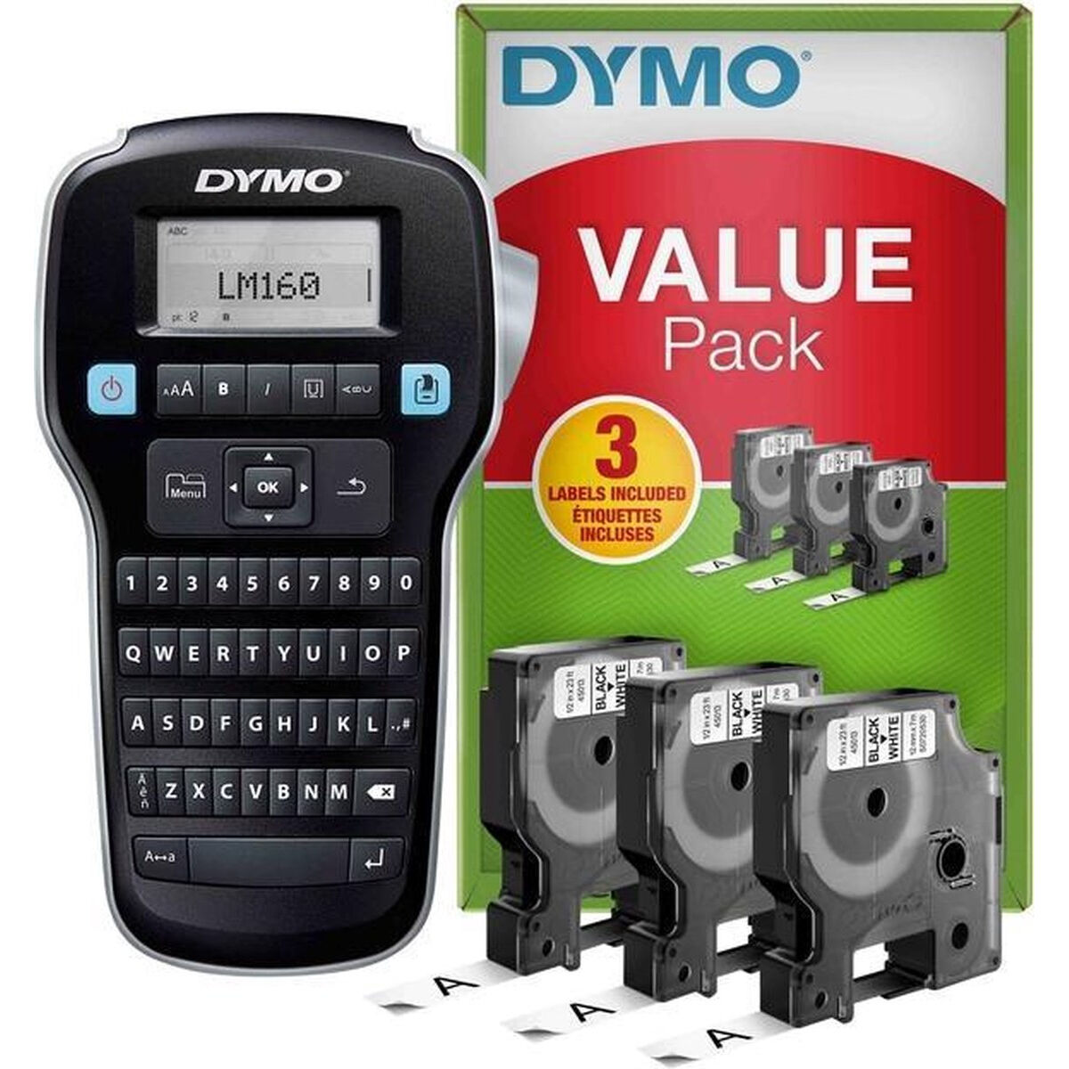Elektrisk Etikettskrivare Bärbar Dymo LM160