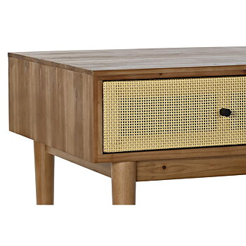 Soffbord DKD Home Decor Gran Rattan (106 x 55 x 46 cm)