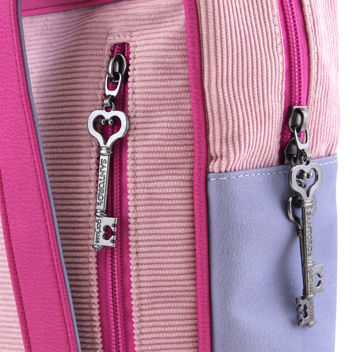 Ryggsäck Gorjuss Cheshire cat Rosa Purpur (27 x 10 x 37 cm) - 2