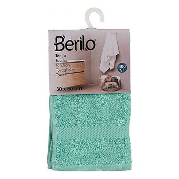 Badhandduk Berilo 5311 Turkos 80 % bomull 20 % Polyester 30 x 0,5 x 50 cm (12 antal)