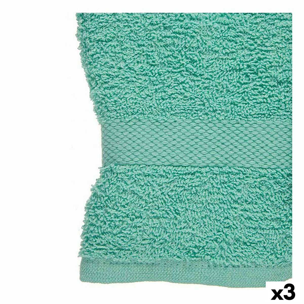 Badhandduk Turkos 90 x 0,5 x 150 cm (3 antal) - 3