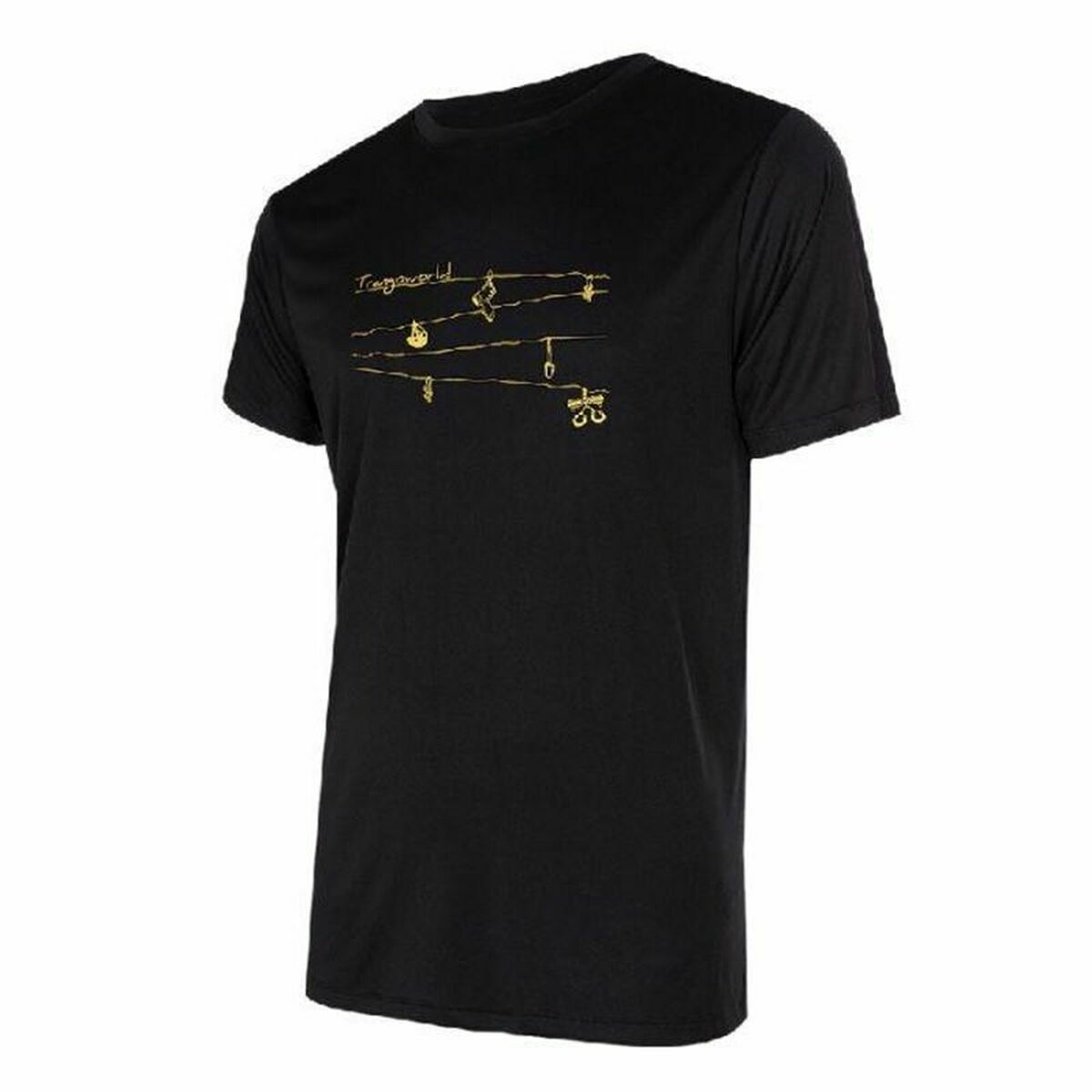 T-shirt med kortärm Herr Trangoworld Loiba Svart - 7