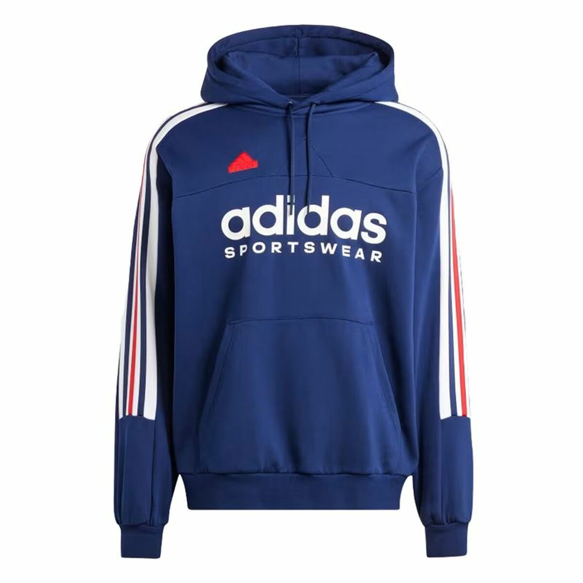 Tröja med huva Herr Adidas Tiro Nations Pack Blå