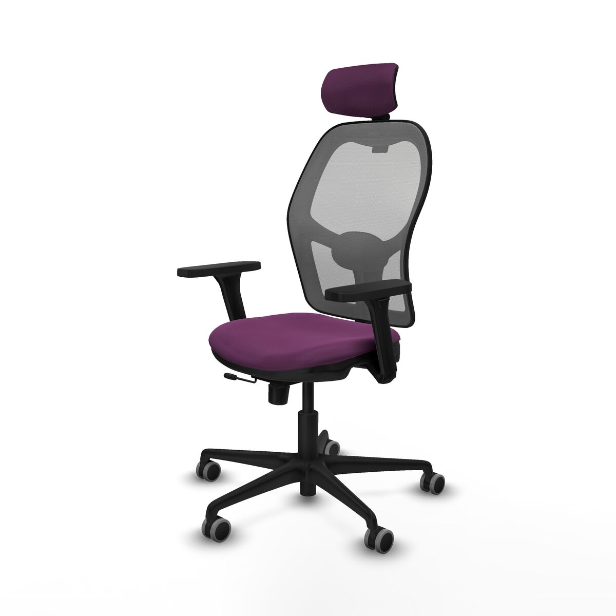 Kontorsstol med nackstöd Jorquera Piqueras y Crespo 3D036G2 Purpur - 2