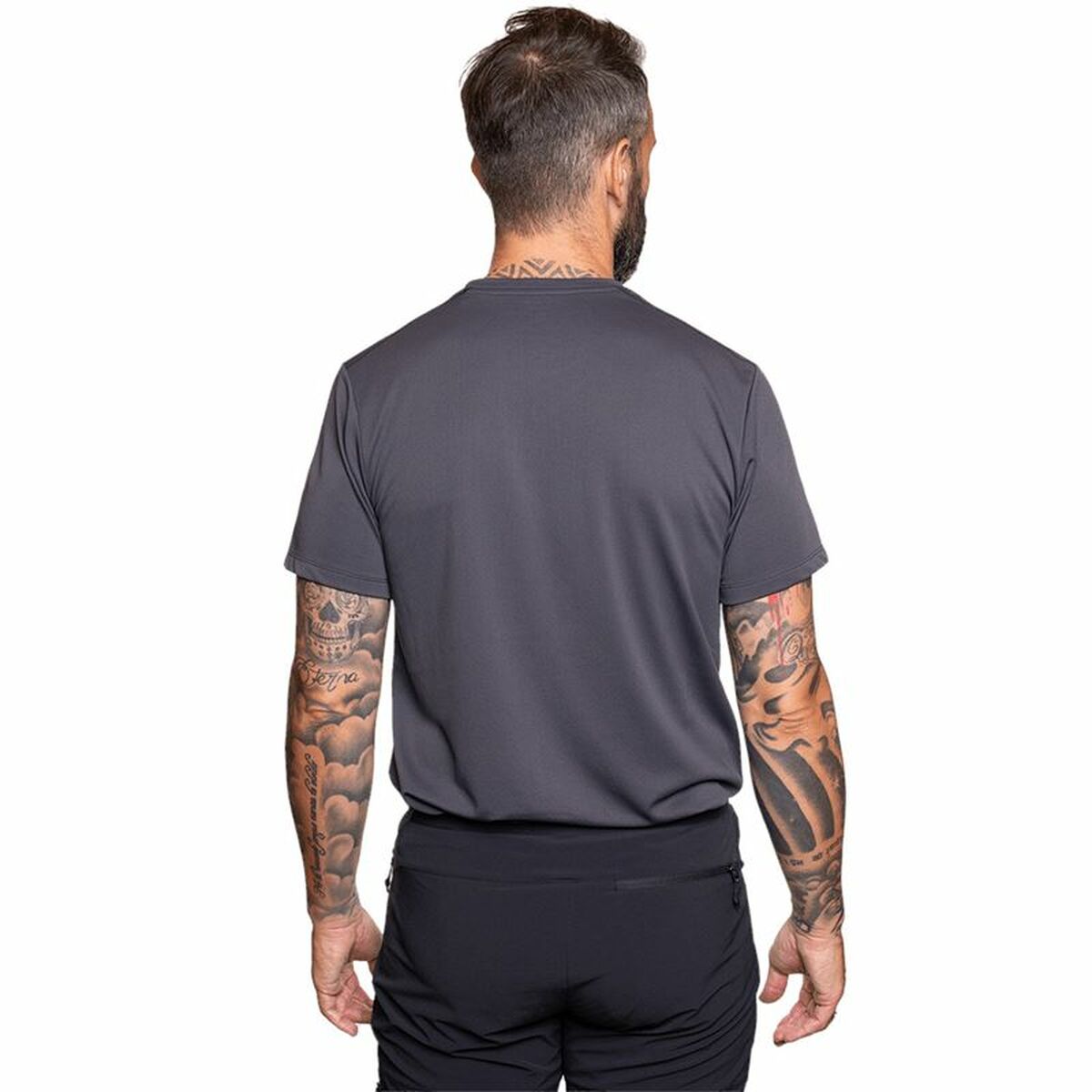 T-shirt med kortärm Herr Trangoworld Ovre Grå - 2