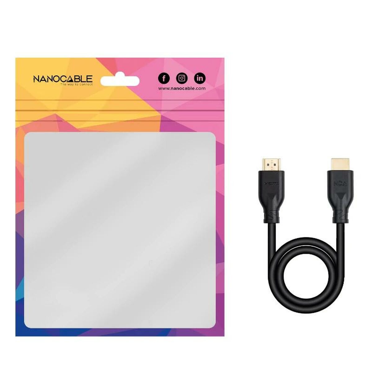 Kabel HDMI NANOCABLE 10.15.3905 5 m Svart - 4