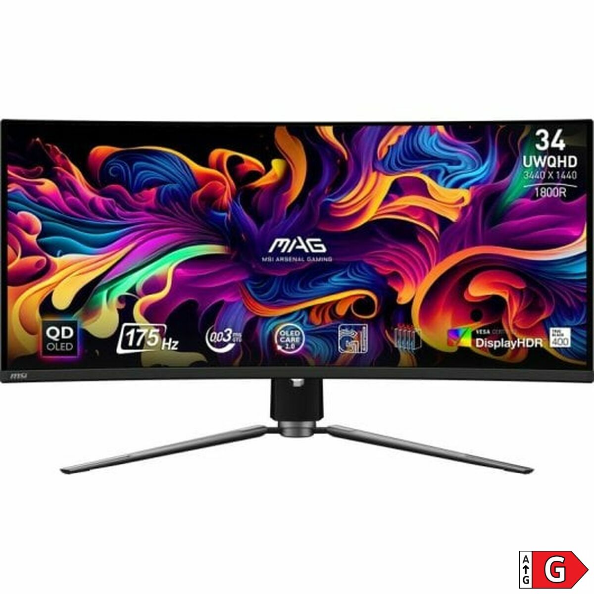Monitor MSI MAG 341CQP 34" 175 hz UltraWide Quad HD - 2