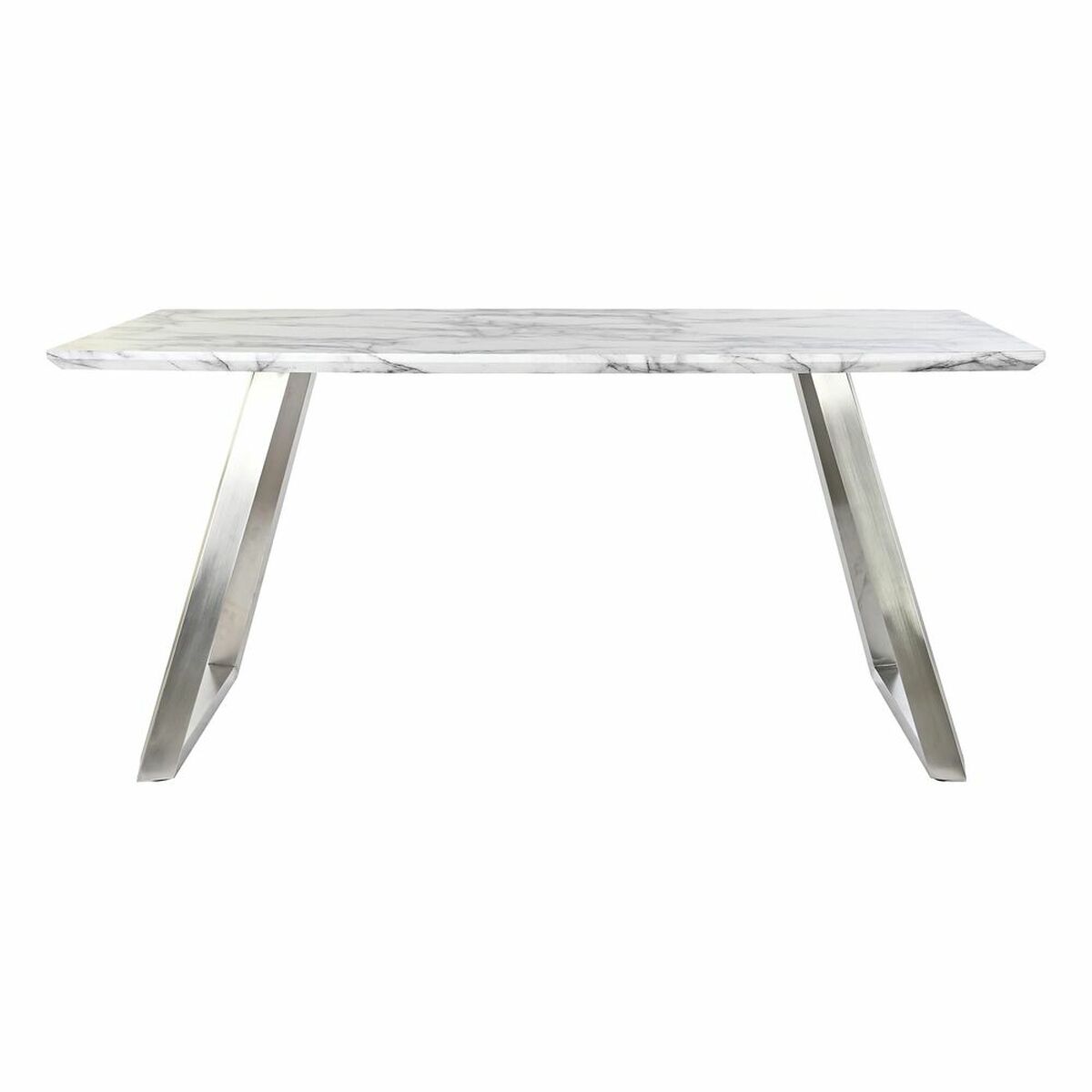 Matsalsbord DKD Home Decor Stål Vit 160 x 90 x 76 cm Trä MDF - 8