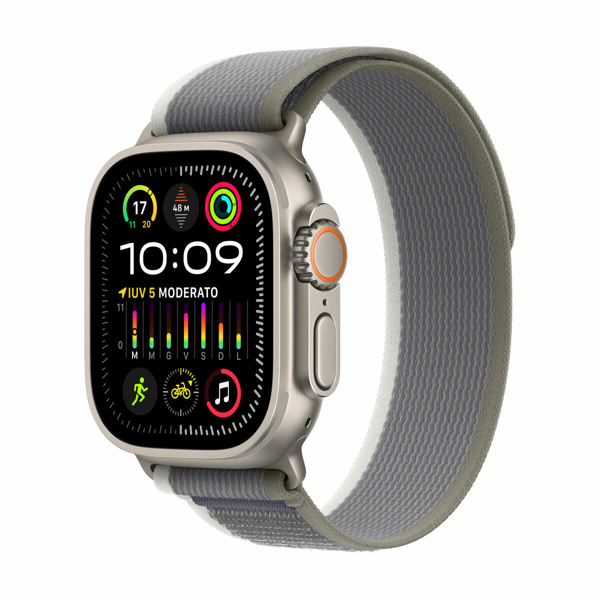 Smartklocka Apple Watch Ultra 2 + Cellular Grå Gyllene 49 mm