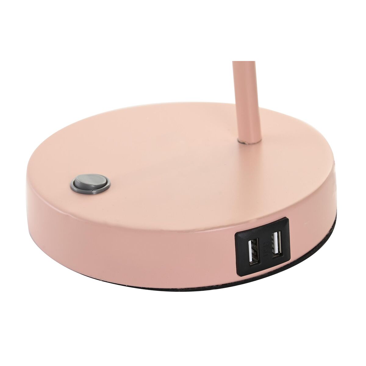 Bordslampa DKD Home Decor 22 x 15 x 46 cm Glas Silvrig Svart Grå Rosa Metall Vit 220 V 40 W 25 W 4 Delar - 2
