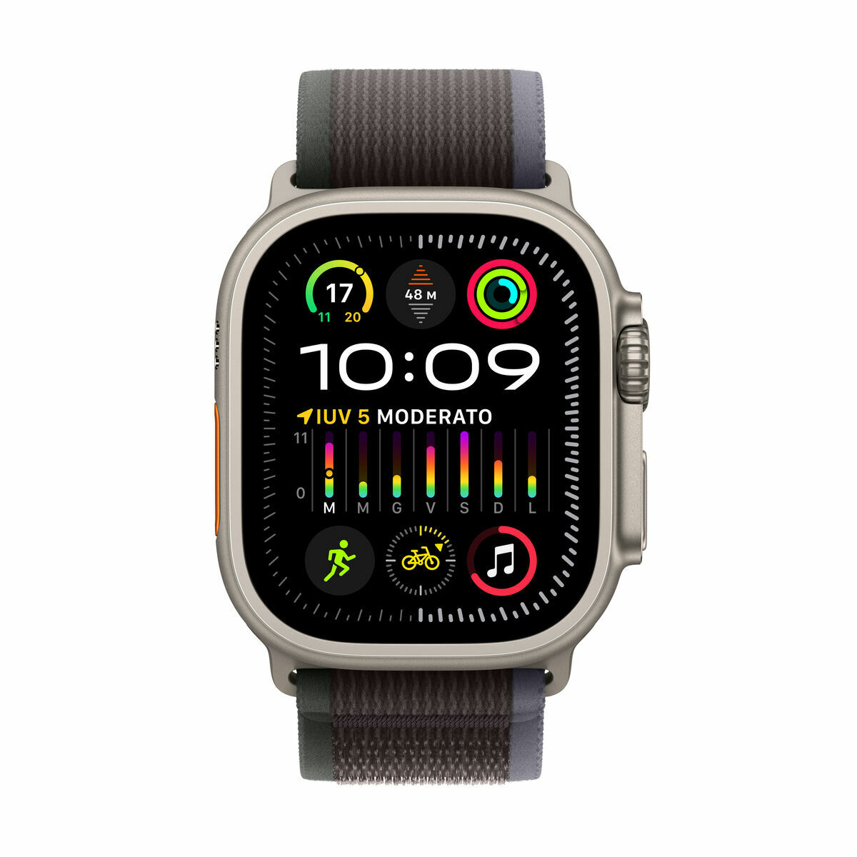 Smartklocka Apple MRF53TY/A Svart Gyllene 49 mm - 3