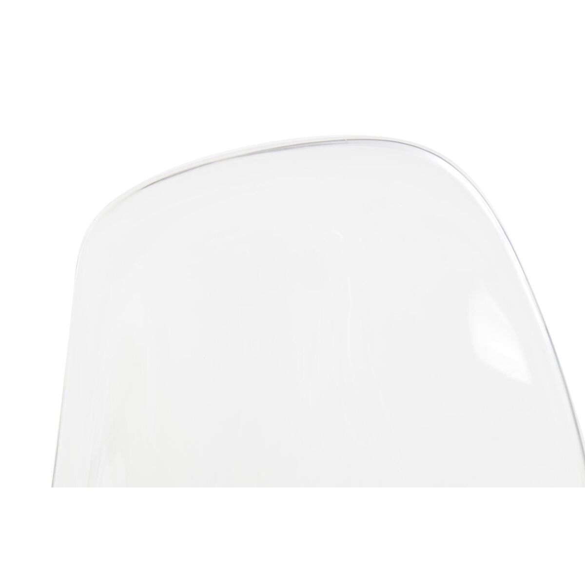 Matsalsstol DKD Home Decor Vit Transparent Naturell Trä Polykarbonater 54 x 47 x 81 cm - 21