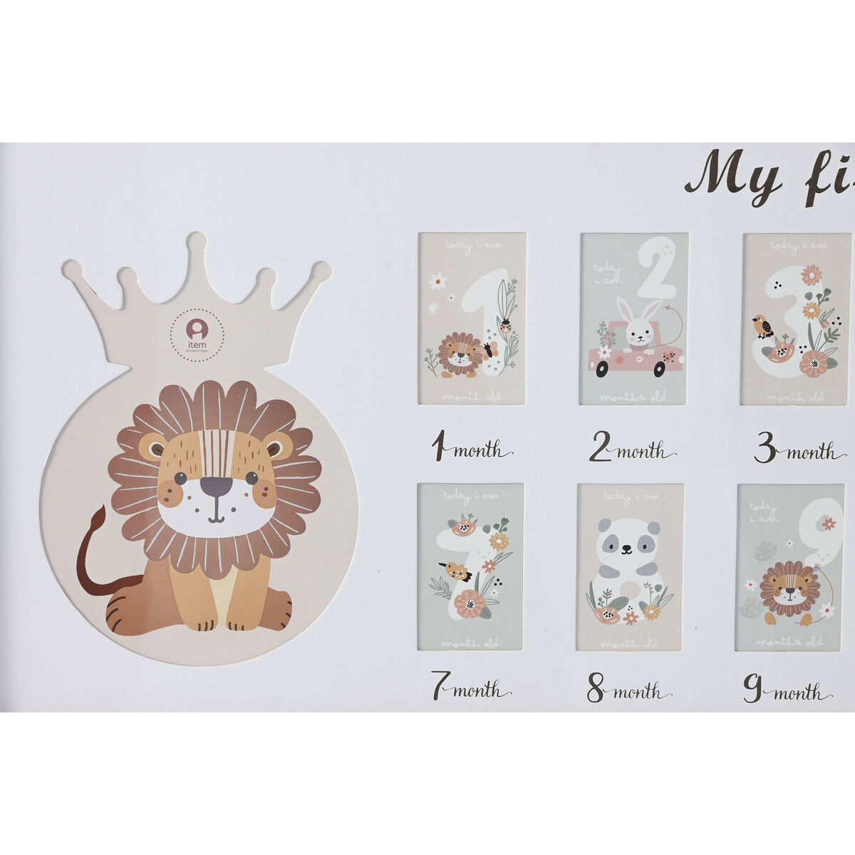 Fotoram Home ESPRIT Glas Trä MDF 56,5 x 2 x 27,5 cm (4 antal) - 3