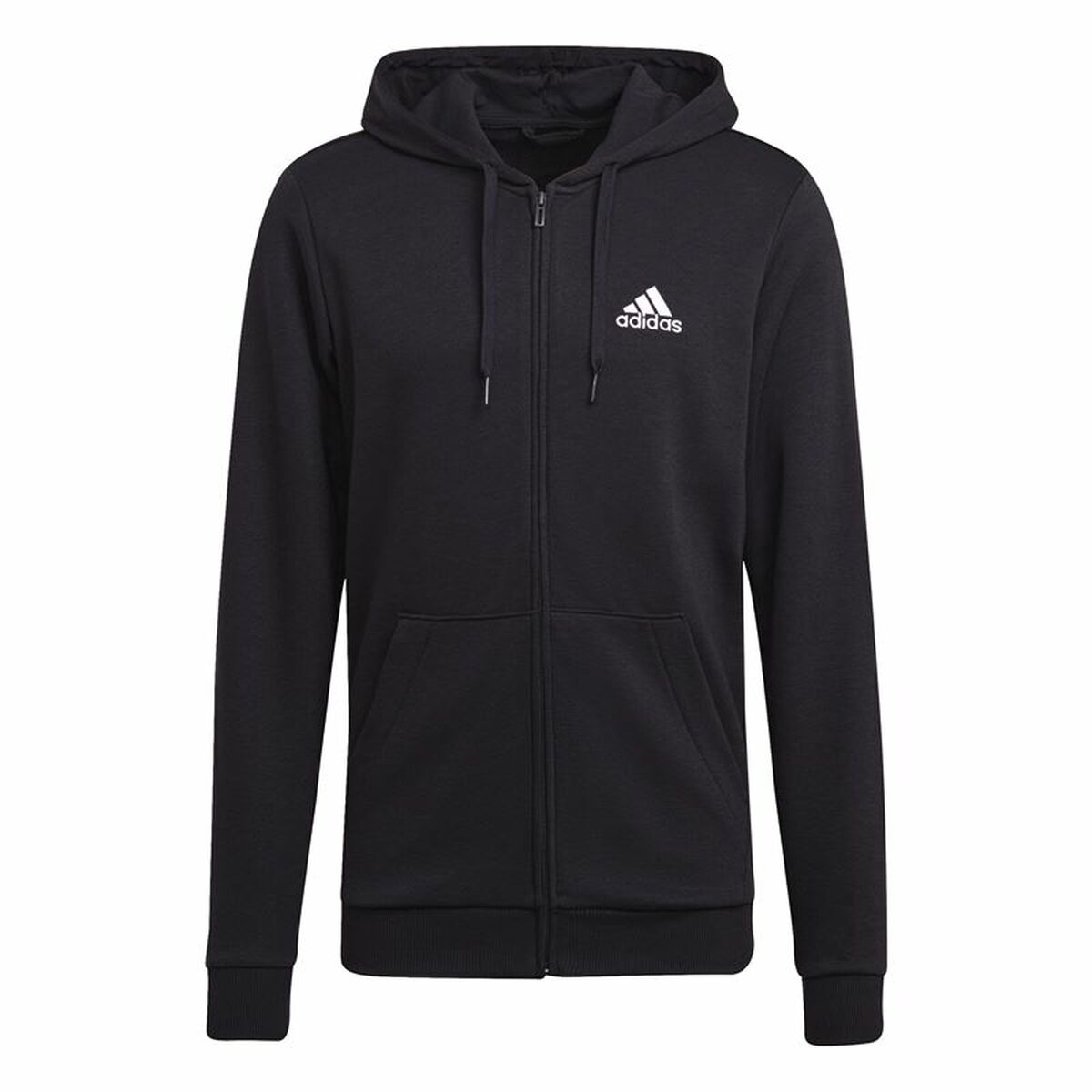 Träningsjacka Herr Adidas French Terry Big Logo Svart - 4