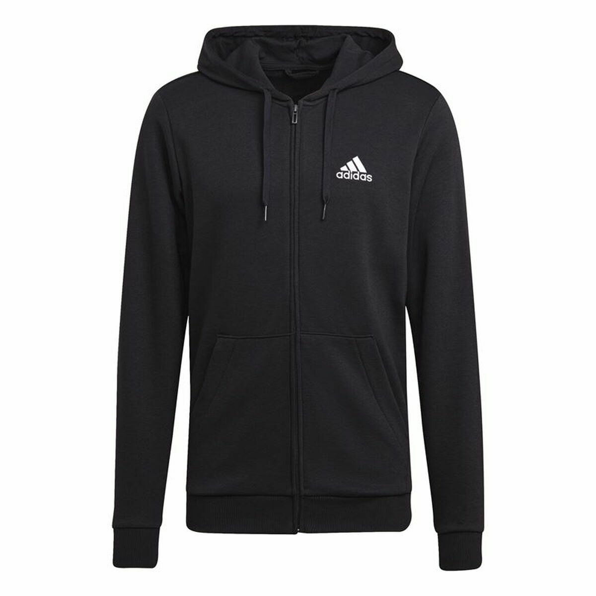 Träningsjacka Herr Adidas French Terry Big Logo Svart - 15