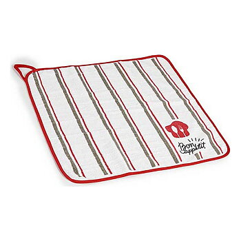 Kökstextil Kinvara 1220 Vit Röd 50 x 0,3 x 50 cm (12 antal)