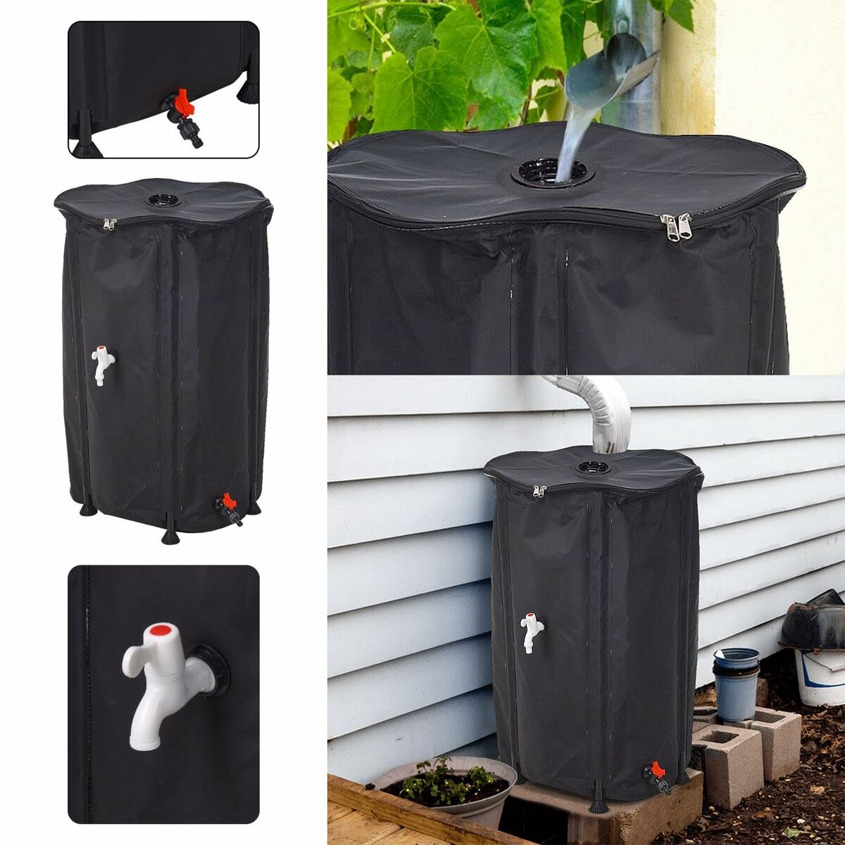 Regntunnesats Lifetime dw9200210 80 x 100 cm 250 L - 6