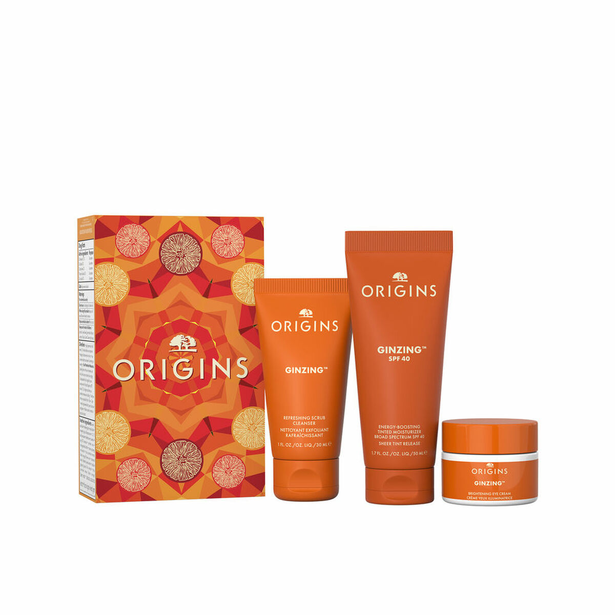Unisex skönhetsset Origins GINZING 3 Delar