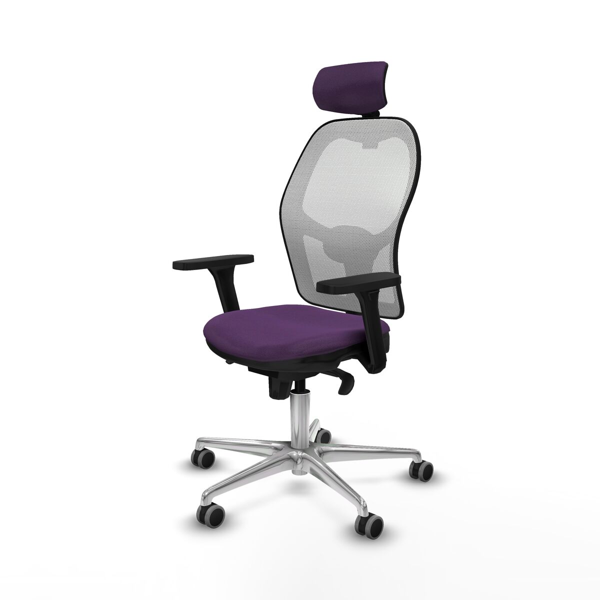 Kontorsstol med nackstöd Piqueras y Crespo 3D086G2 Purpur - 2