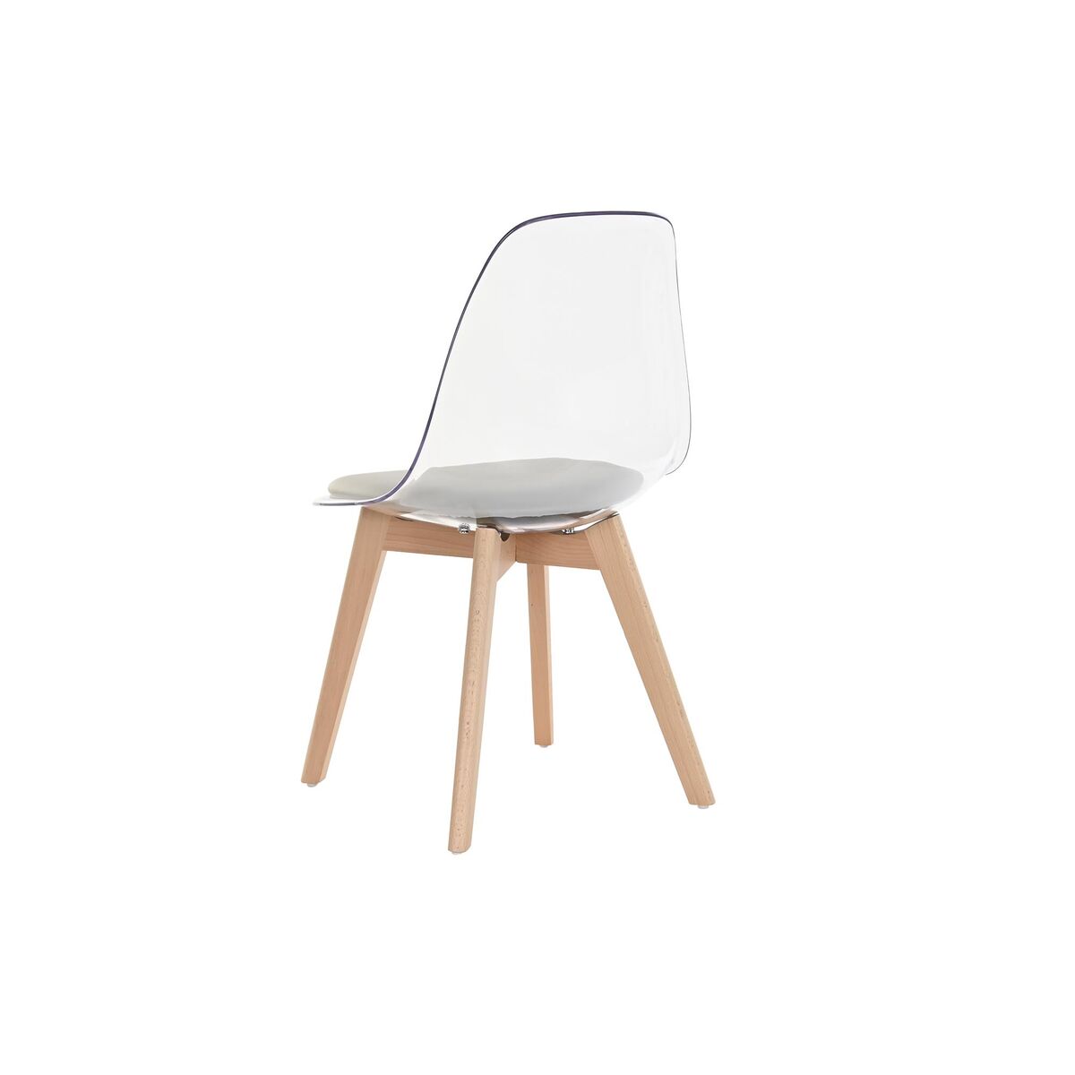 Matsalsstol DKD Home Decor Grå Trä Polykarbonater 54 x 47 x 81 cm - 18