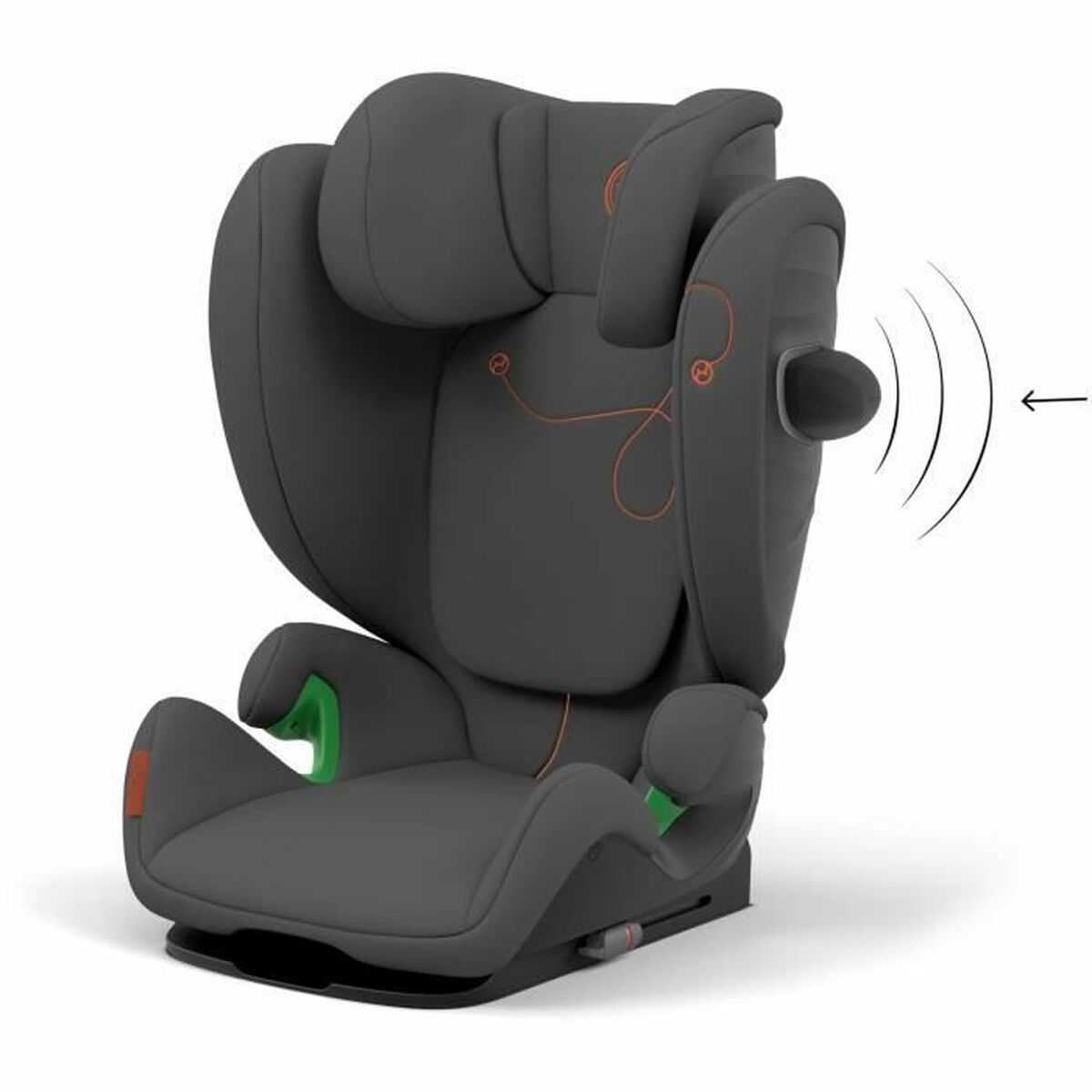 Bilstol Cybex II (15-25 kg) III (22 - 36 kg) Grå - 2