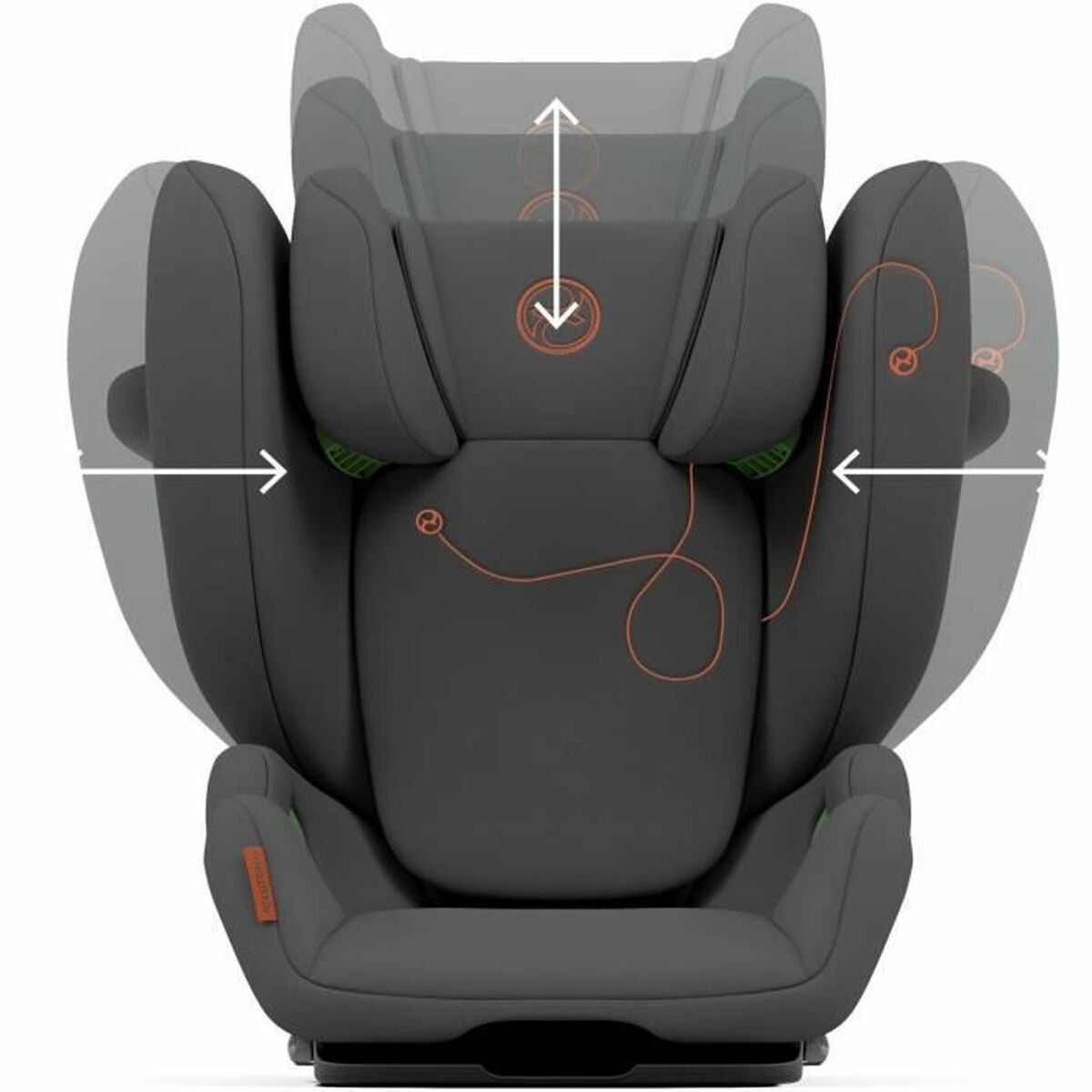Bilstol Cybex II (15-25 kg) III (22 - 36 kg) Grå - 5