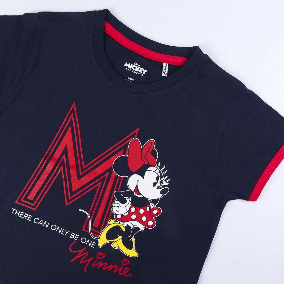 Sommarpyjamas Minnie Mouse Mörkblå Grå - 3