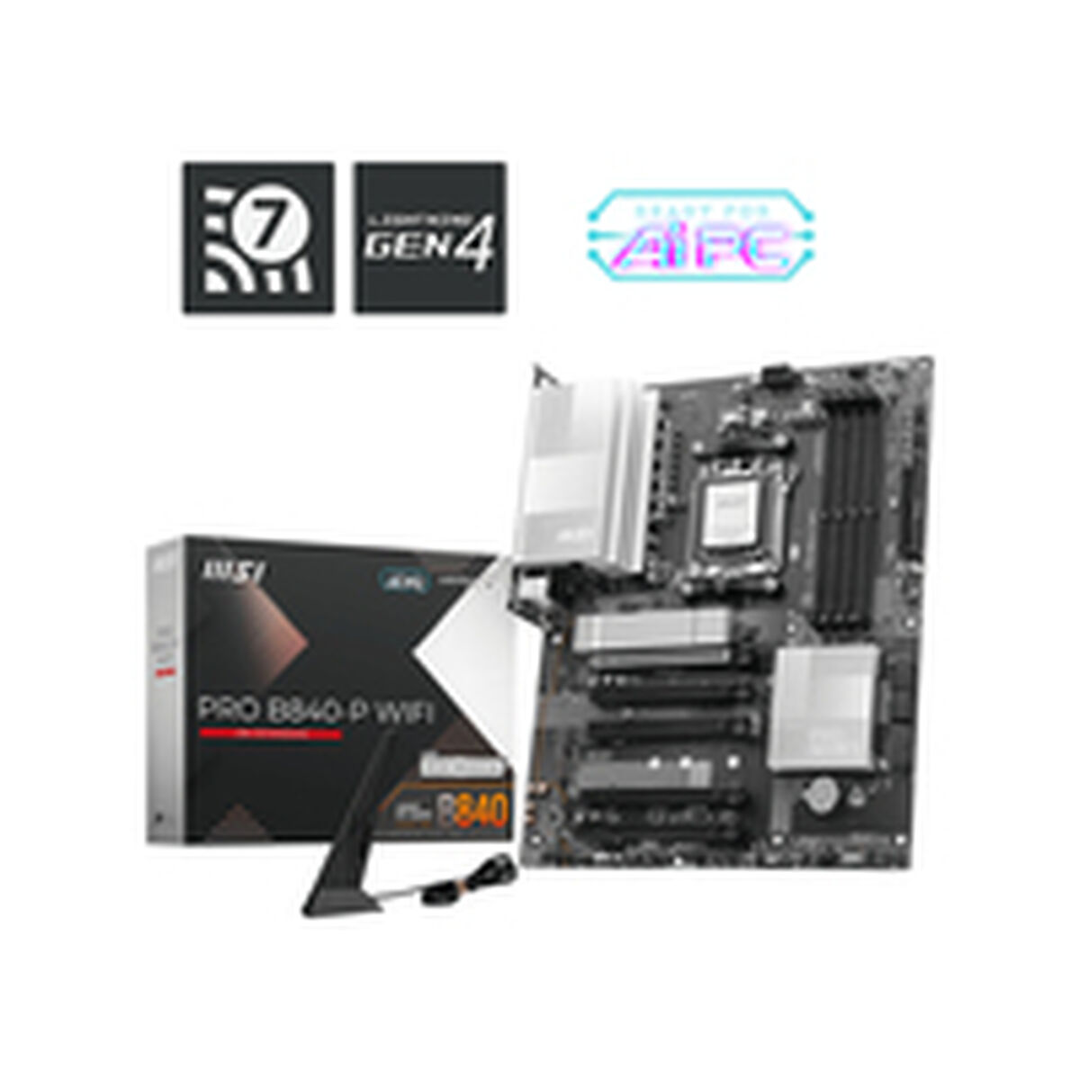 Kabel HDMI MSI PRO B840-P WIFI ATX AM5 Svart