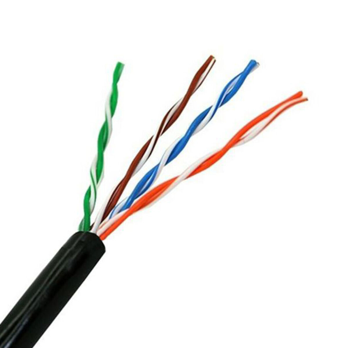 Nätkabel UTP Styv Kategori 5e NANOCABLE 10.20.0304-EXT-BK 305 m Svart - 4