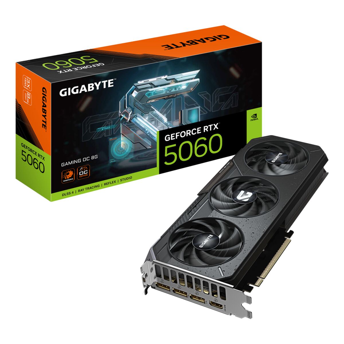 Grafikkort Gigabyte 9VN5060GO-00-G10 GEFORCE RTX 5060 8 GB GDDR7