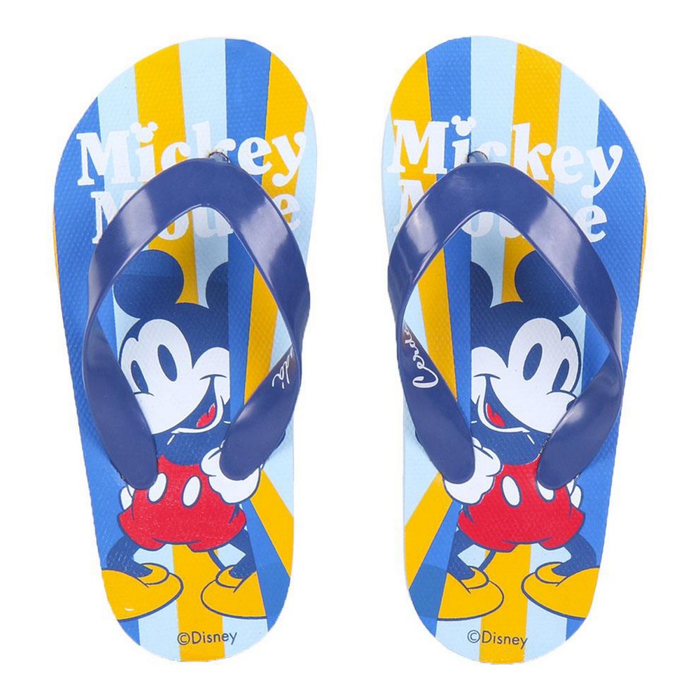 Strandtofflor för barn Mickey Mouse Blå
