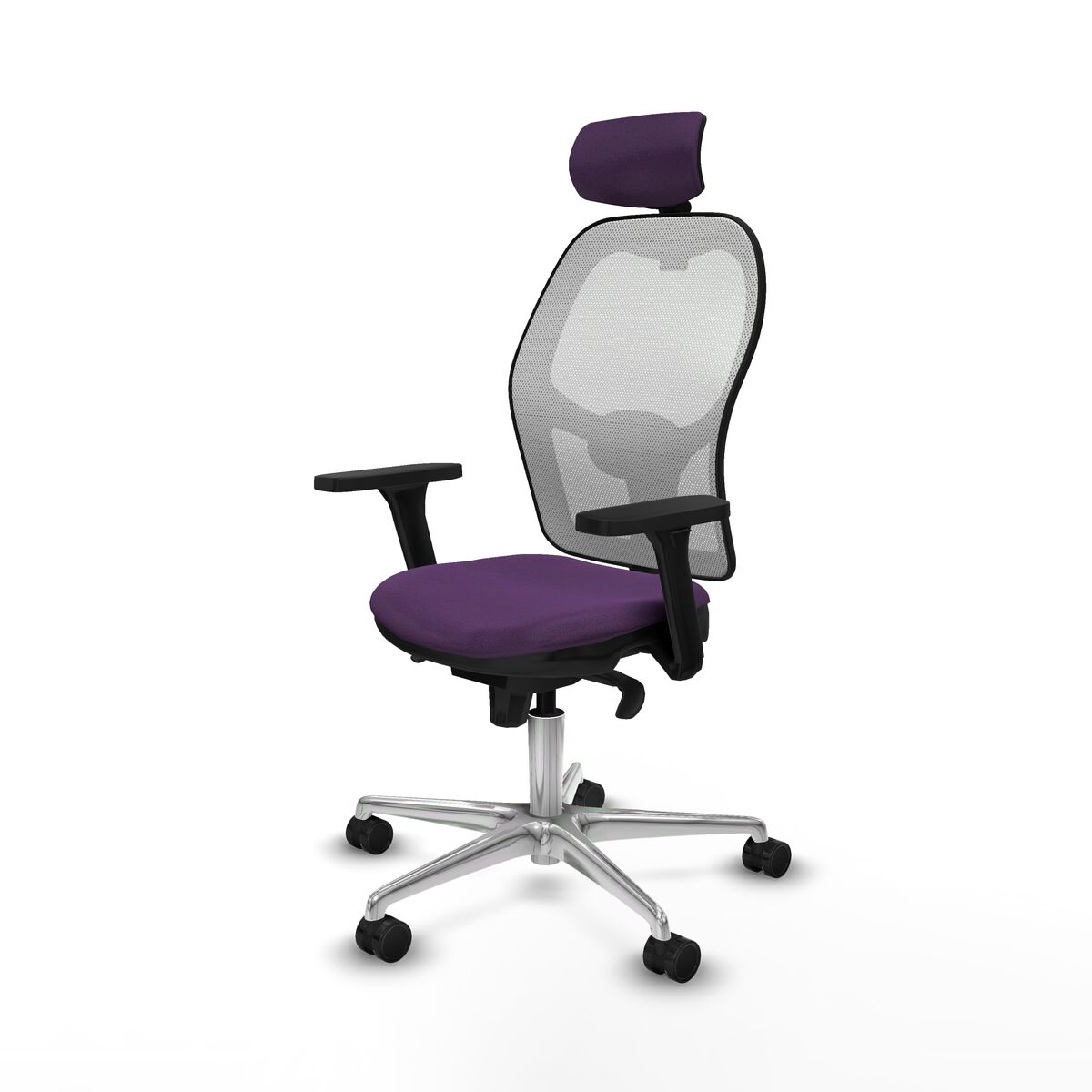 Kontorsstol med nackstöd Piqueras y Crespo 3D086N2 Purpur - 2