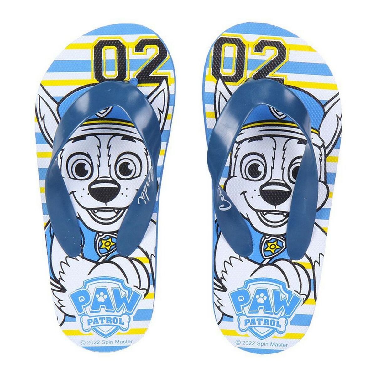 Strandtofflor för barn The Paw Patrol Blå - 6