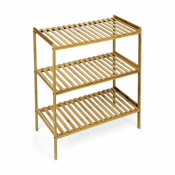 Bokhylla Confortime Naturell Bambu 70 x 35 x 76,2 cm (2 antal)