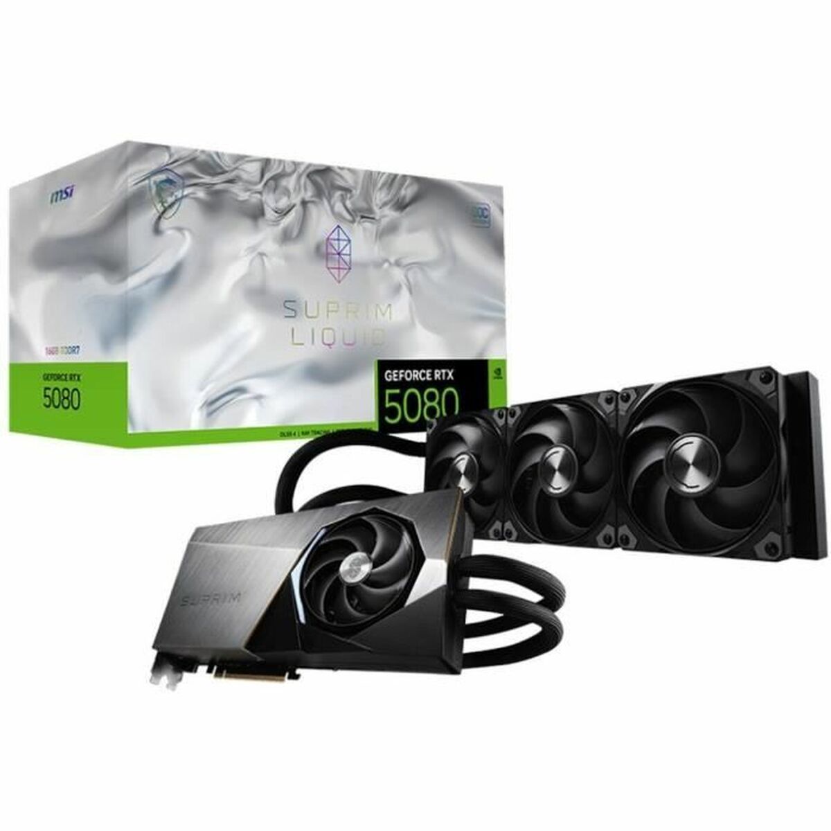 Grafikkort MSI RTX 5080 16G SUPRIM LIQUID SOC GEFORCE RTX 5080 16 GB GDDR7 - 2