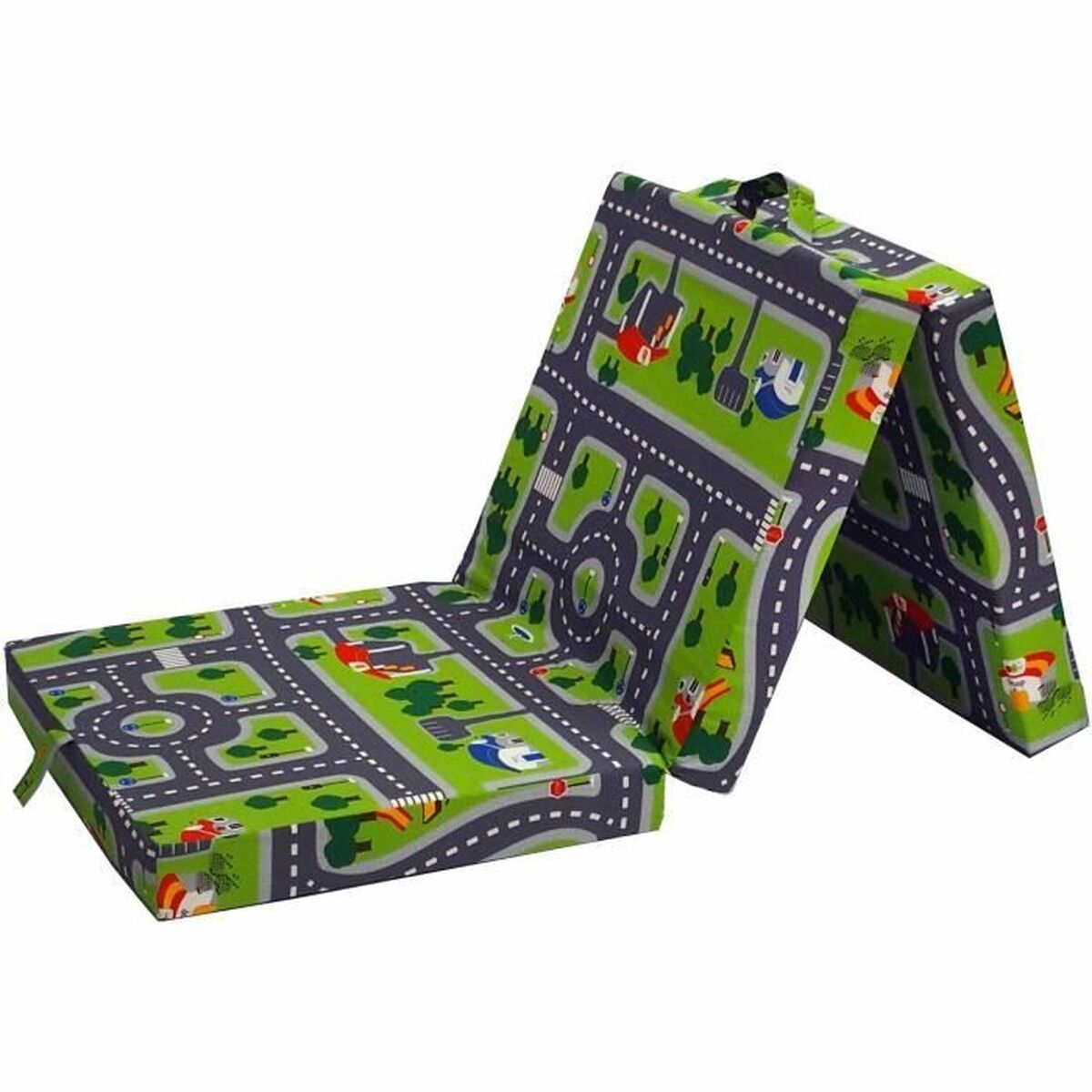Stol för golv Grön Hopfällbar Multipla positioner