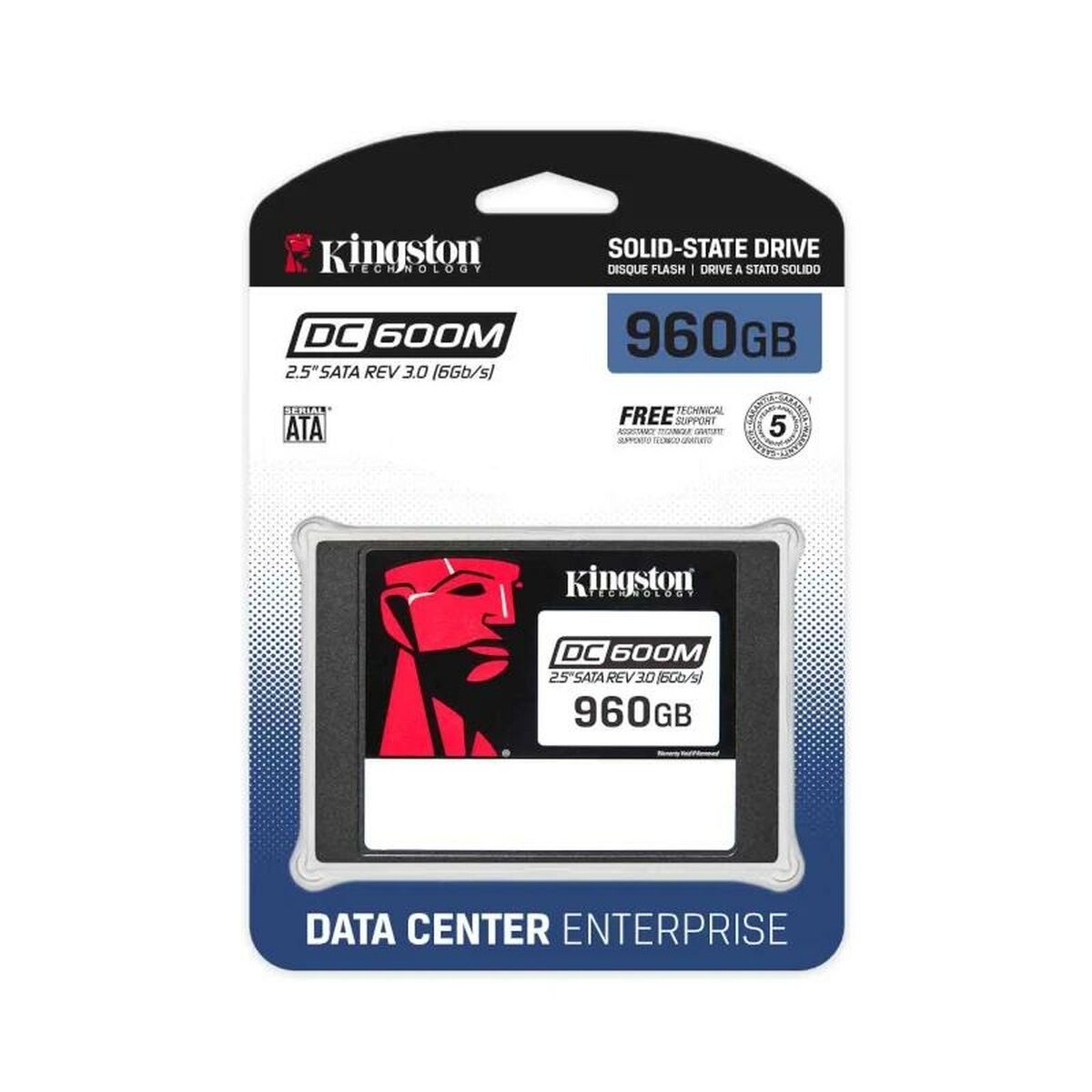 Hårddisk Kingston DC600M TLC 3D NAND 960 GB SSD - 2