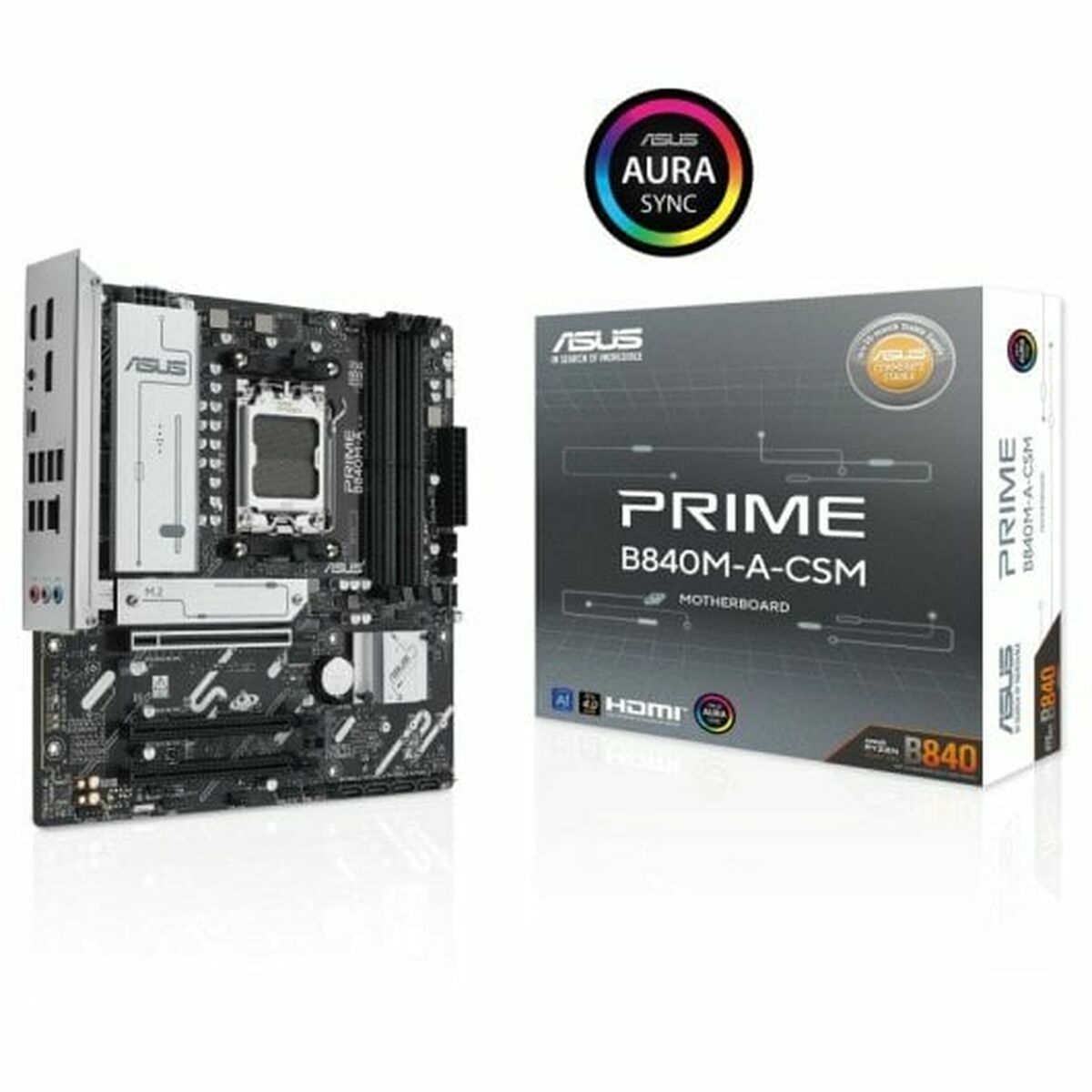 Moderkort Asus PRIME B840M-A-CSM Grå - 2