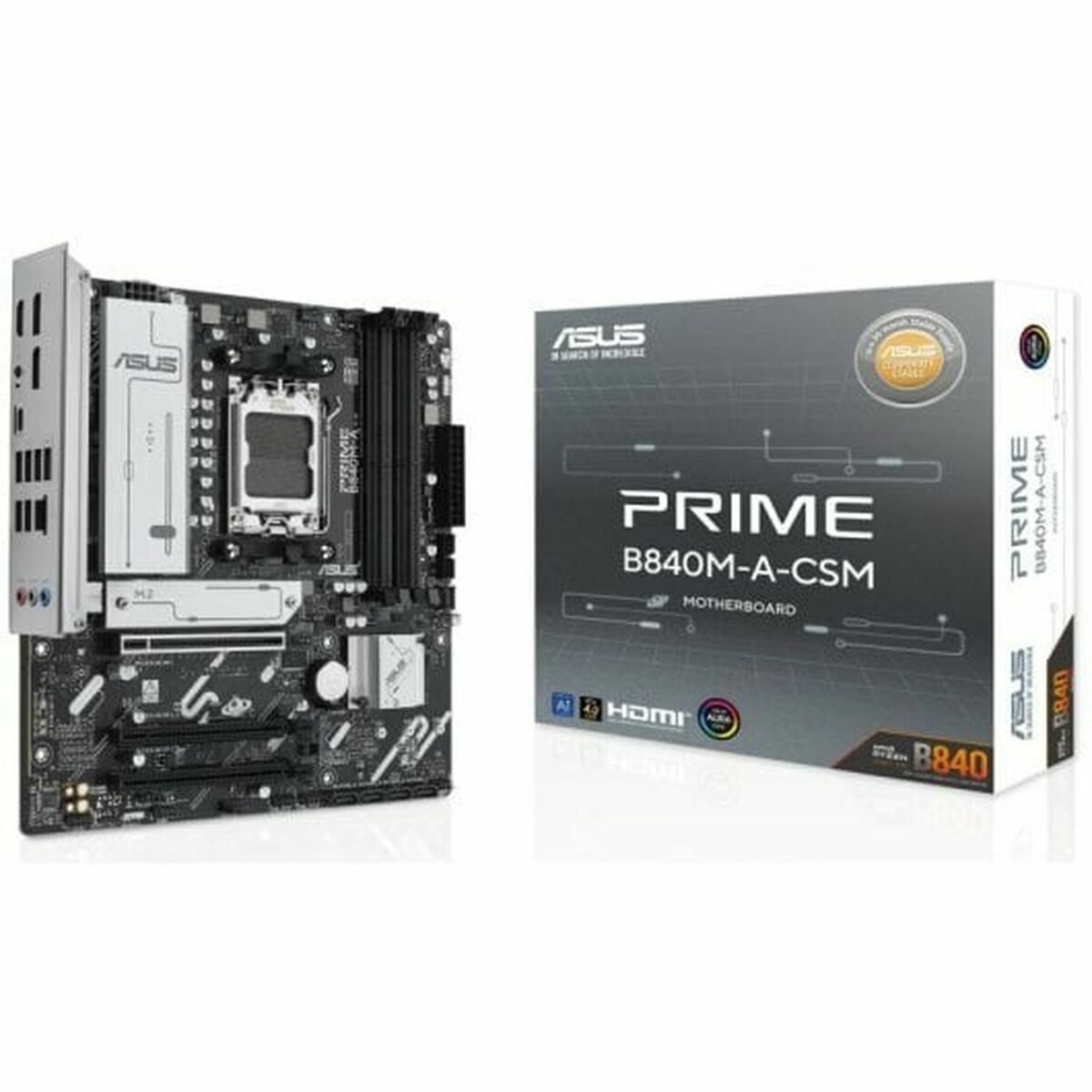 Moderkort Asus PRIME B840M-A-CSM Grå