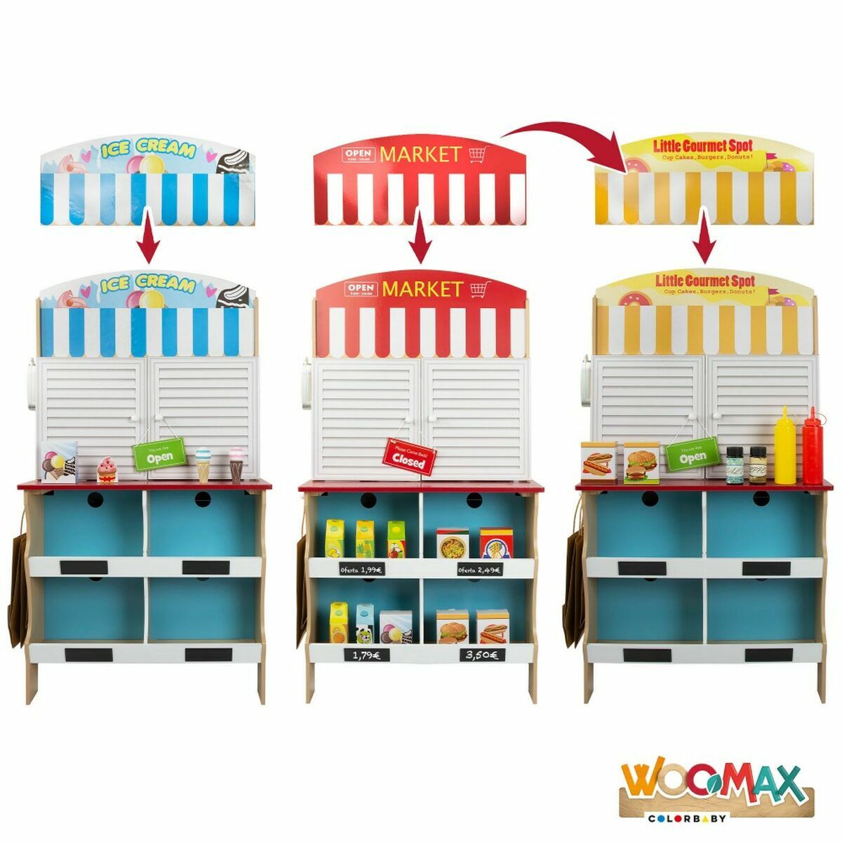 Leksakskök Woomax Glass 60 x 40 x 109 cm - 5