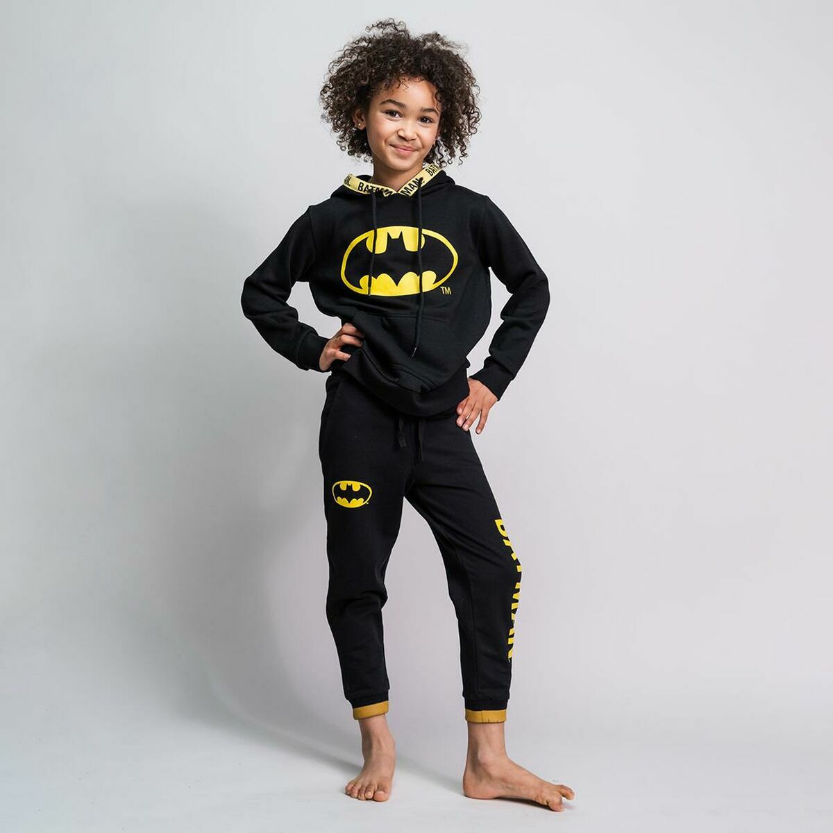 Nederdel träningsoverall för barn Batman Svart - 6