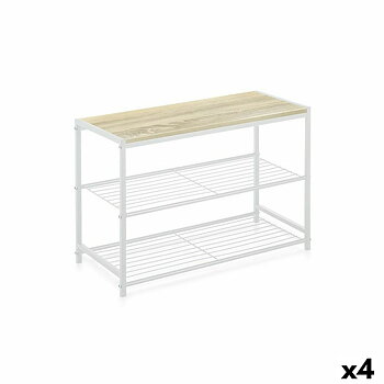 Bokhylla Confortime 3 Hyllor Metall 60 x 30 x 43 cm (4 antal)