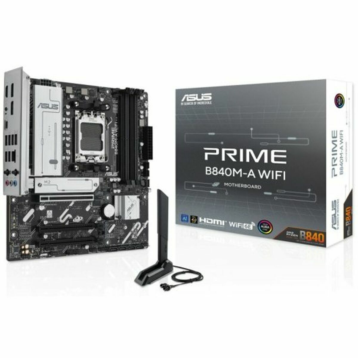 Moderkort Asus PRIME B840M-A WIFI Grå